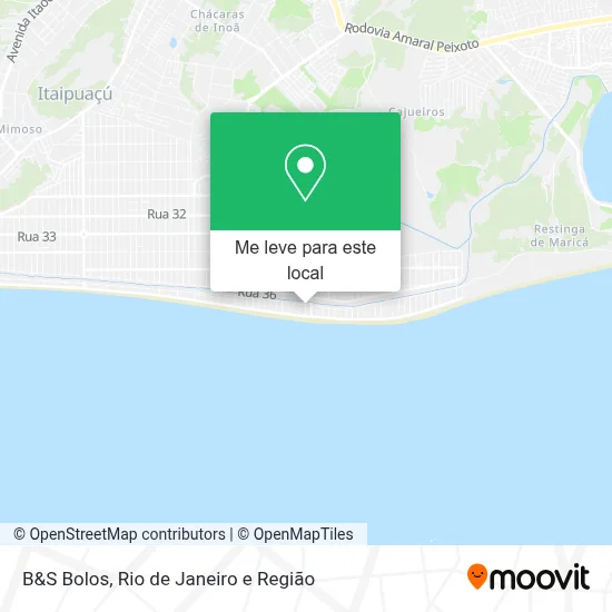 B&S Bolos mapa
