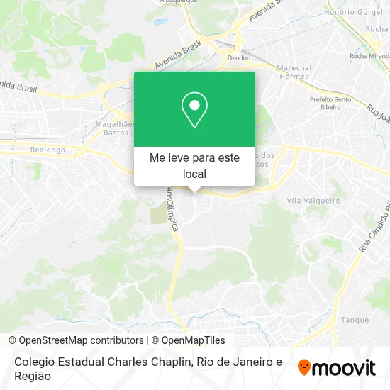 Colegio Estadual Charles Chaplin mapa