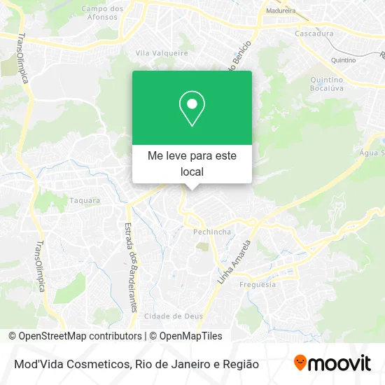 Mod'Vida Cosmeticos mapa