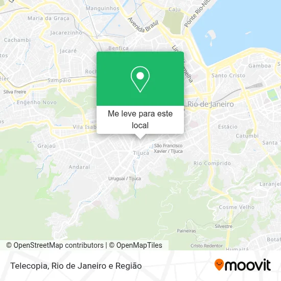 Telecopia mapa