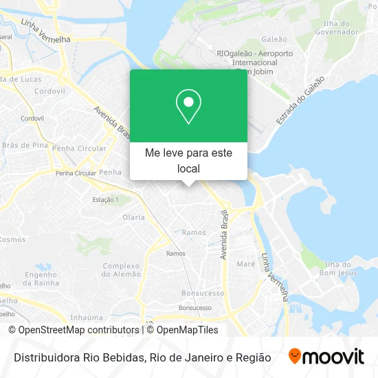 Distribuidora Rio Bebidas mapa