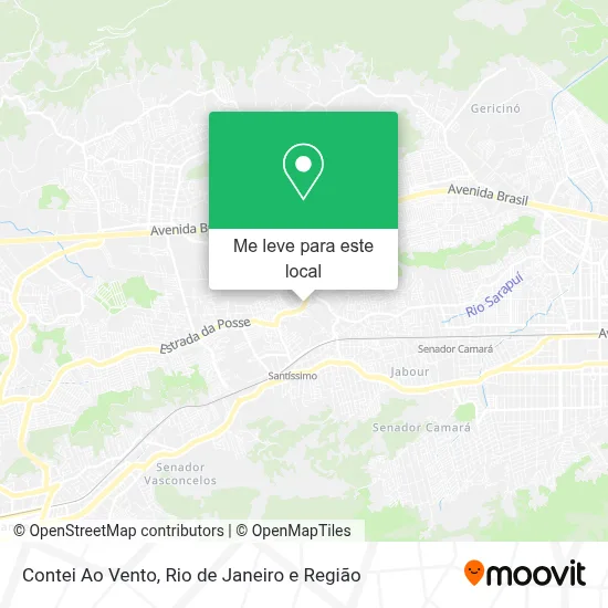 Contei Ao Vento mapa