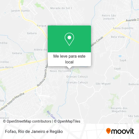 Fofao mapa