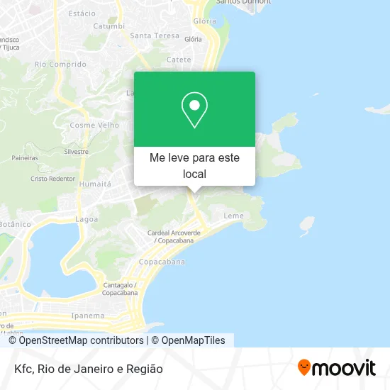 Kfc mapa