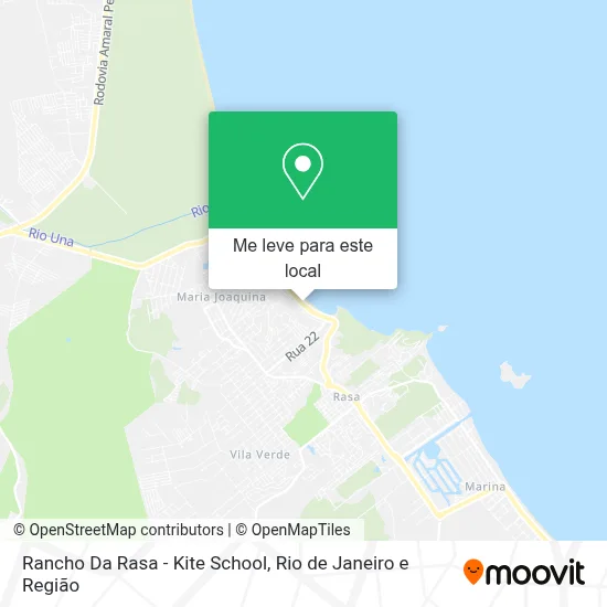 Rancho Da Rasa - Kite School mapa