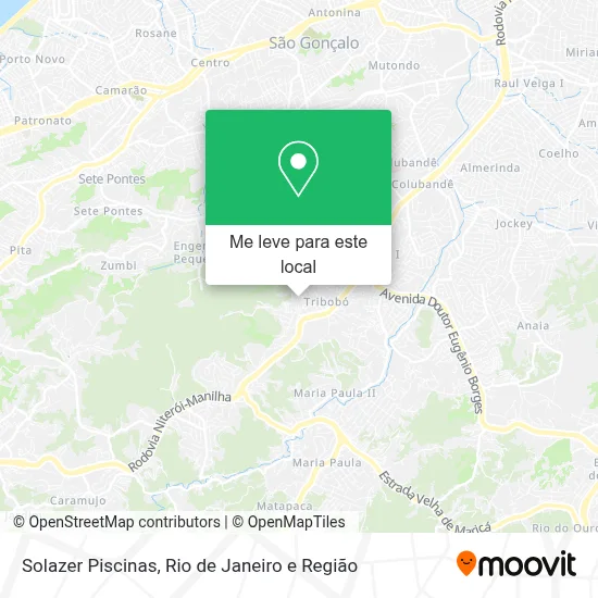 Solazer Piscinas mapa