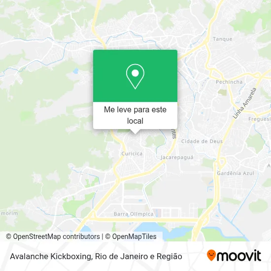 Avalanche Kickboxing mapa