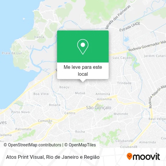 Atos Print Visual mapa