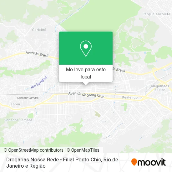 Drogarias Nossa Rede - Filial Ponto Chic mapa