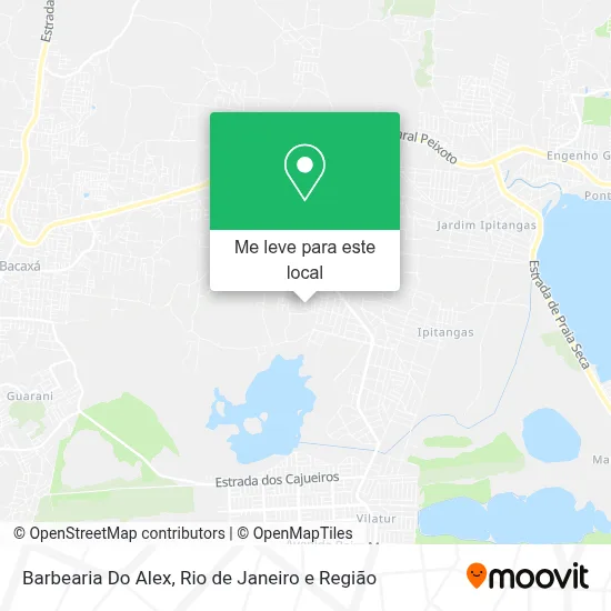 Barbearia Do Alex mapa