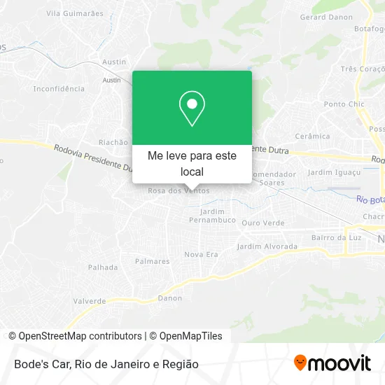 Bode's Car mapa