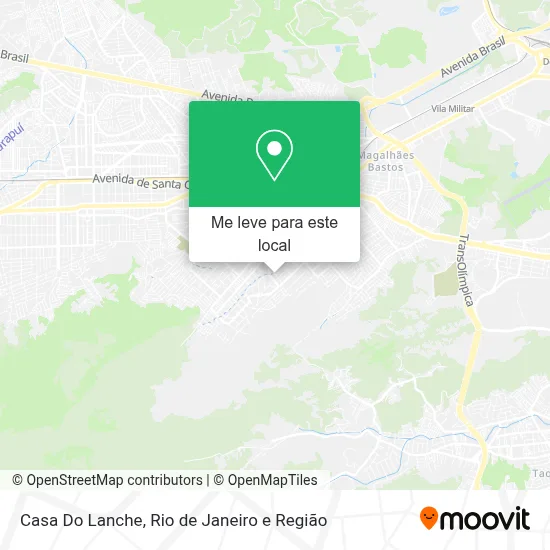 Casa Do Lanche mapa