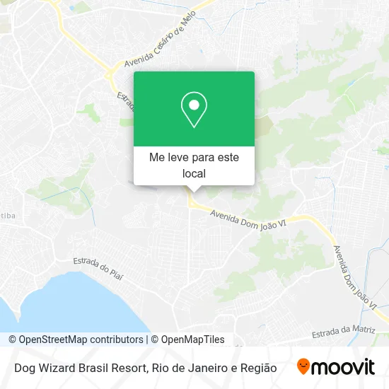 Dog Wizard Brasil Resort mapa