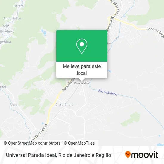 Universal Parada Ideal mapa