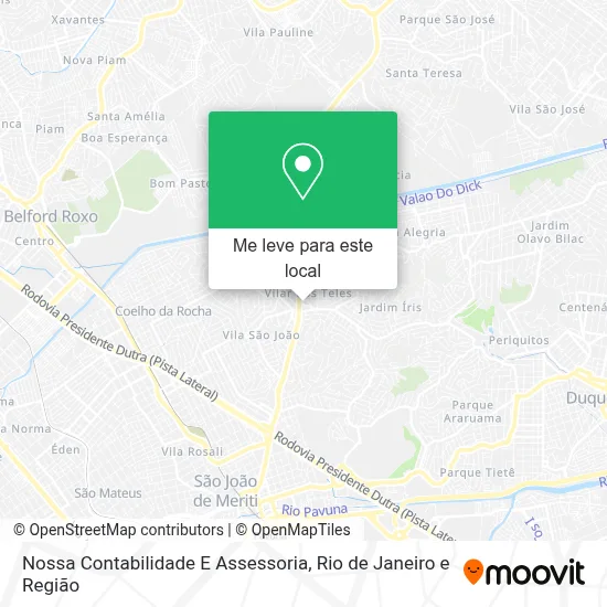 Nossa Contabilidade E Assessoria mapa