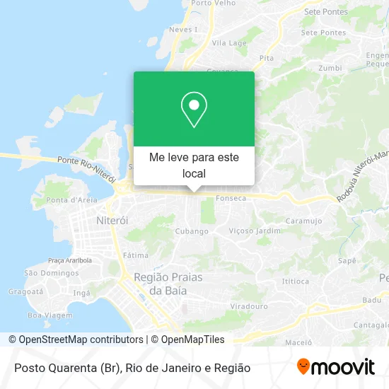 Posto Quarenta (Br) mapa