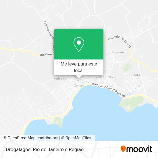 Drogalagos mapa