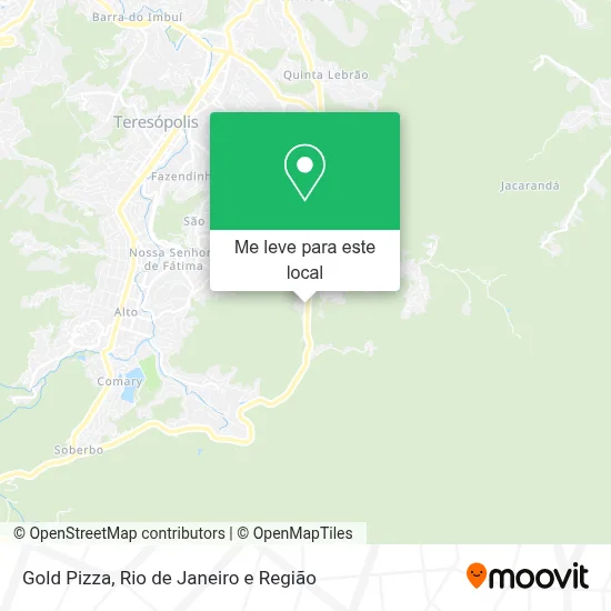 Gold Pizza mapa