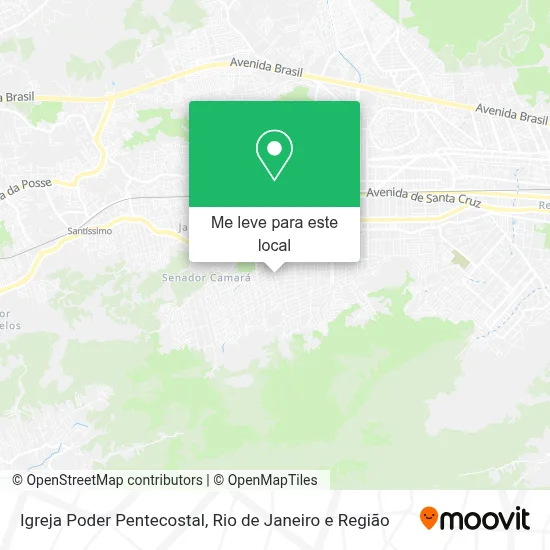 Igreja Poder Pentecostal mapa
