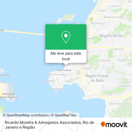 Ricardo Moreira & Advogados Associados mapa