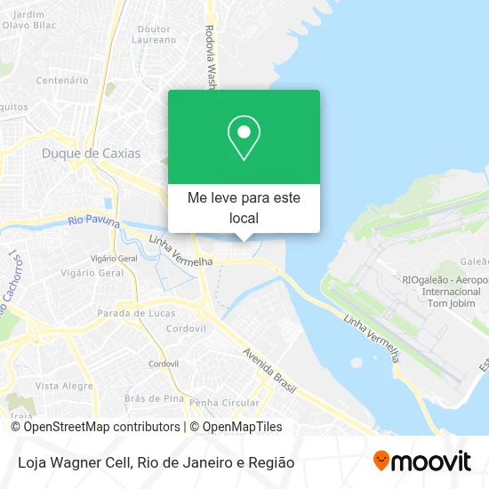 Loja Wagner Cell mapa