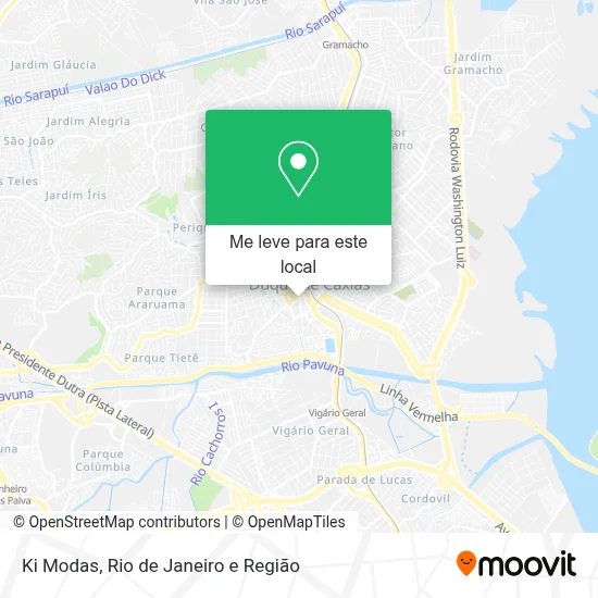 Ki Modas mapa