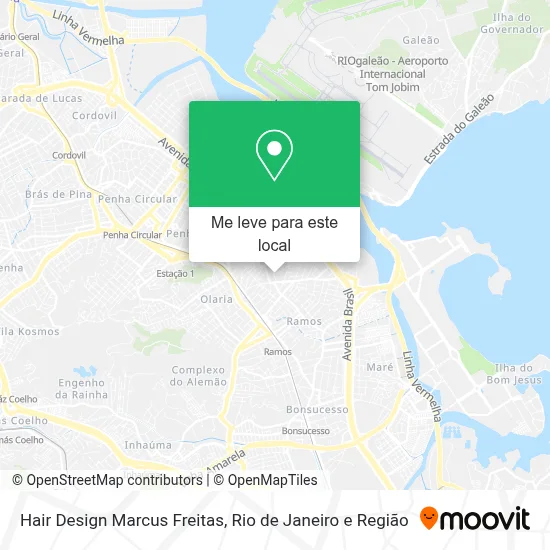 Hair Design Marcus Freitas mapa