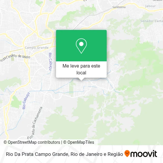 Rio Da Prata Campo Grande mapa