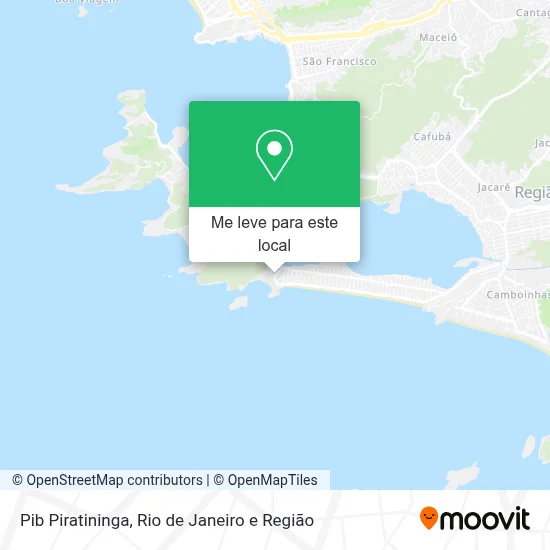 Pib Piratininga mapa