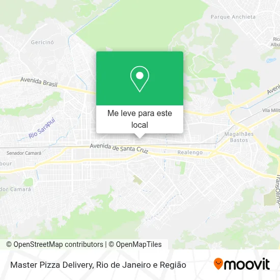 Master Pizza Delivery mapa