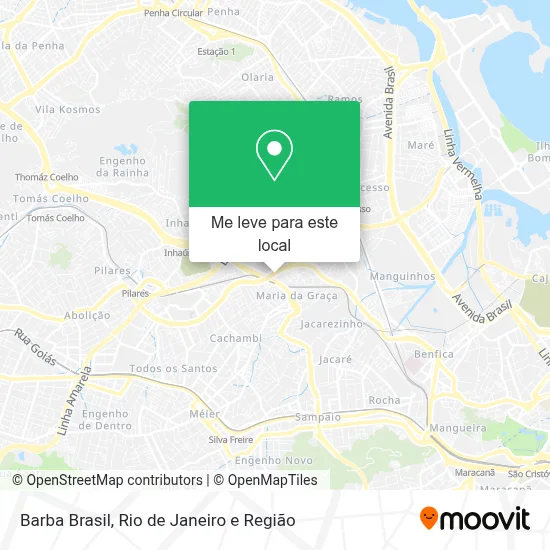 Barba Brasil mapa