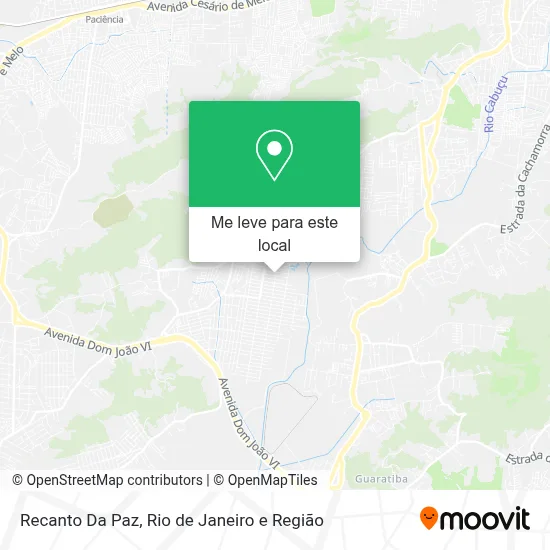 Recanto Da Paz mapa