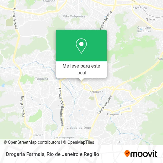 Drogaria Farmais mapa