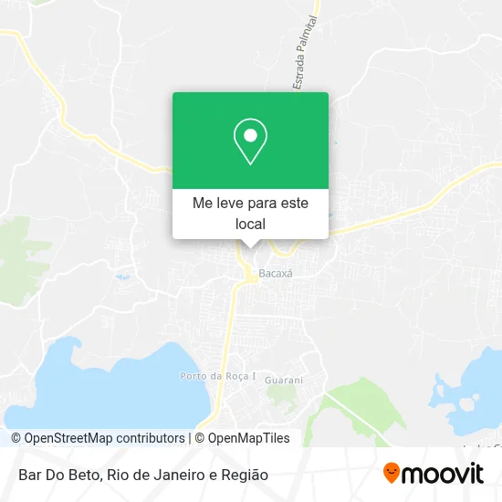 Bar Do Beto mapa