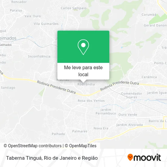 Taberna Tinguá mapa
