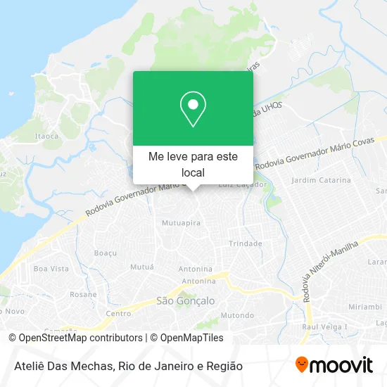 Ateliê Das Mechas mapa