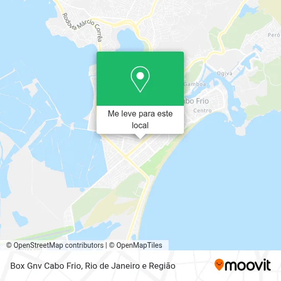 Box Gnv Cabo Frio mapa