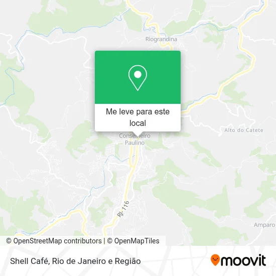 Shell Café mapa