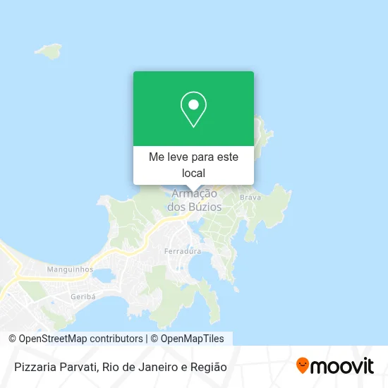 Pizzaria Parvati mapa