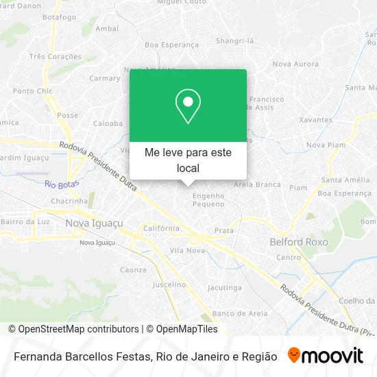 Fernanda Barcellos Festas mapa