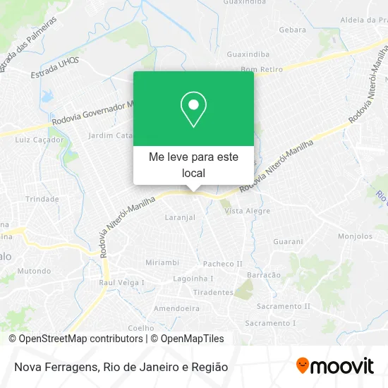 Nova Ferragens mapa