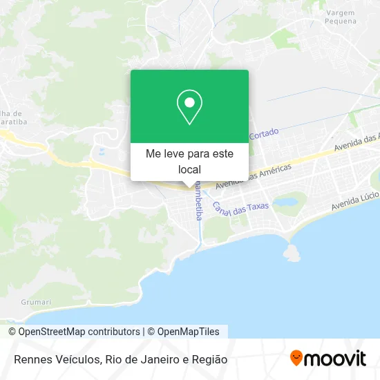 Rennes Veículos mapa