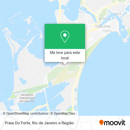 Praia Do Forte mapa