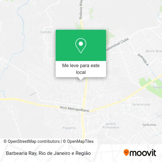 Barbearia Ray mapa