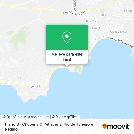 Plano B - Choperia & Petiscaria mapa