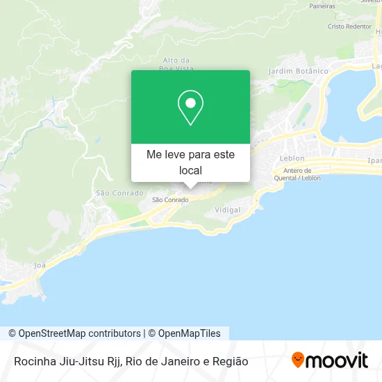 Rocinha Jiu-Jitsu Rjj mapa
