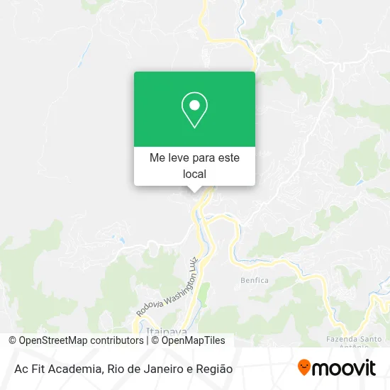 Ac Fit Academia mapa