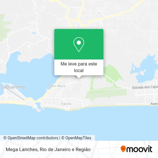 Mega Lanches mapa