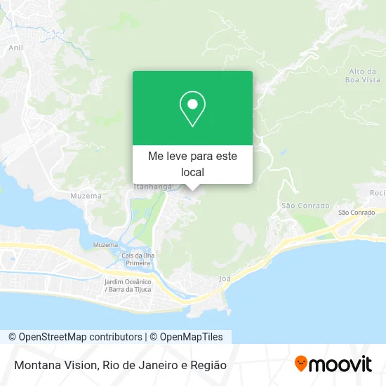 Montana Vision mapa