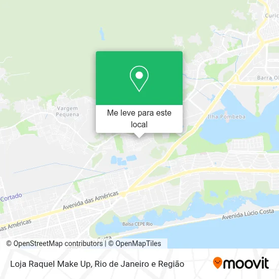 Loja Raquel Make Up mapa